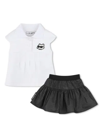 KARL LAGERFELD ORGANIC COTTON-BLEND SKIRT (SET OF TWO)