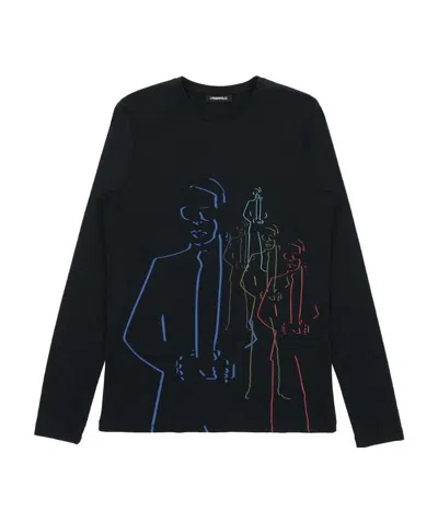KARL LAGERFELD PRINTED T-SHIRT