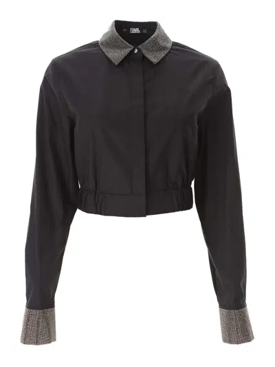 KARL LAGERFELD CAMISA - NEGRO