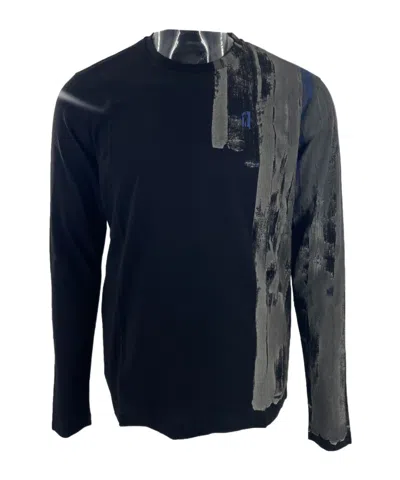 KARL LAGERFELD ROUND COLLAR AND LONG-SLEEVED T-SHIRT