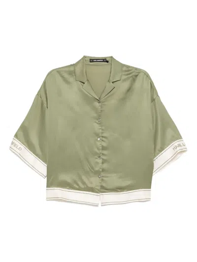 KARL LAGERFELD SHORT-SLEEVED BLOUSE