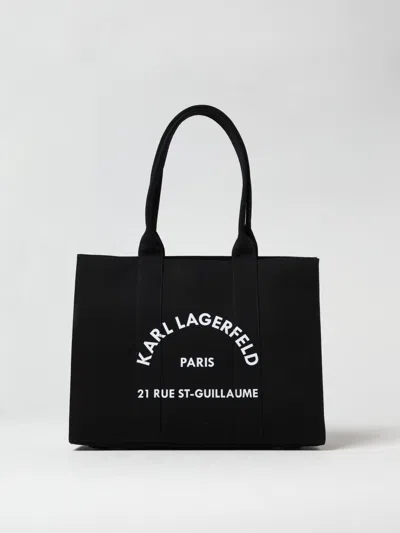 KARL LAGERFELD TOTE BAG KARL LAGERFELD WOMAN COLOR BLACK