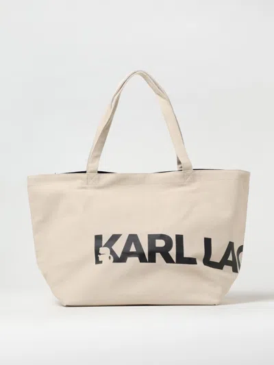 KARL LAGERFELD TOTE BAGS KARL LAGERFELD WOMAN COLOR GREY