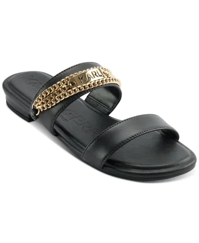KARL LAGERFELD WOMEN'S CANNE FLAT SANDALS