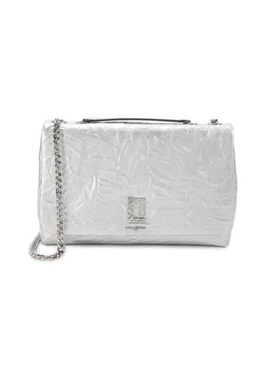 KARL LAGERFELD WOMEN'S LAFAYETTE LEATHER CHAIN SHOULDER BAG