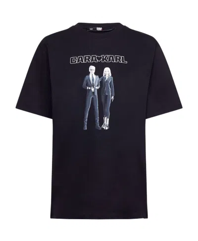 KARL LAGERFELD KARL LAGERFELD KL X CD AVATAR CREWNECK T-SHIRT
