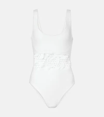 KARLA COLLETTO ASTER EMBROIDERED SWIMSUIT