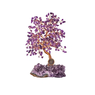 KARMA AND LUCK PURPLE CALMING SPIRIT - AMETHYST FENG SHUI TREE
