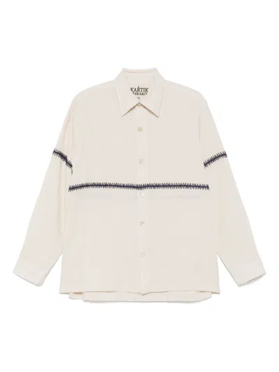KARTIK RESEARCH EMBROIDERED SHIRT - MEN'S - RAMIE