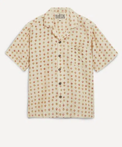 KARTIK RESEARCH KARTIK RESEARCH MENS SILK CAMP SHIRT