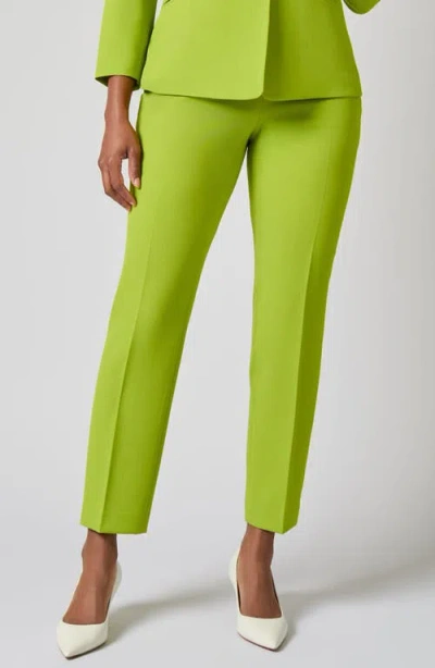 KASPER KASPER FLAT FRONT SLIM PANTS