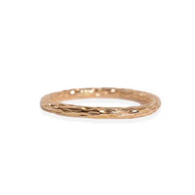 KATE KOEL WOMEN'S GOLD TEXTURED RING
