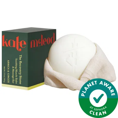 KATE MCLEOD THE RECOVERY STONE - SOOTHING MUSCLE BALM & MASSAGE BAR WITH ARNICA, GINGER & VANILLA 3.5 OZ / 99 G