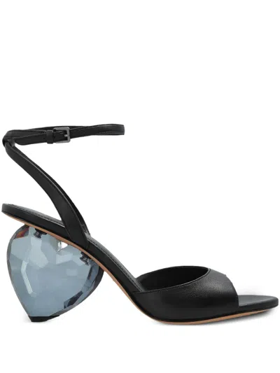 KATE SPADE 90MM HEART HEEL SANDALS