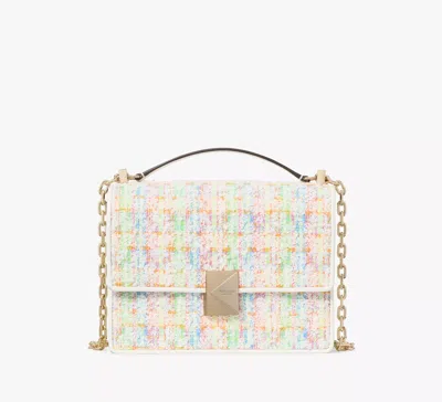 KATE SPADE DECO TWEED CHAIN SHOULDER BAG