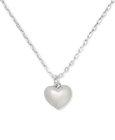 KATE SPADE GOLD-TONE POLISHED MINI HEART PENDANT NECKLACE, 16" + 3" EXTENDER