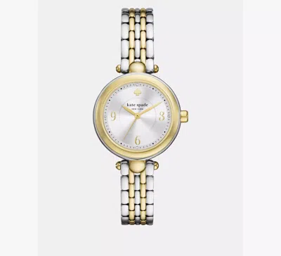 KATE SPADE GRACIE ROUND TWO TONE WATCH