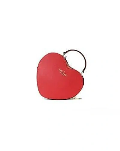 KATE SPADE KATE SPADE SMALL HARMONY HEART CROSSBODY BAG IN RED - CROSSBODY BAGS -SIZE