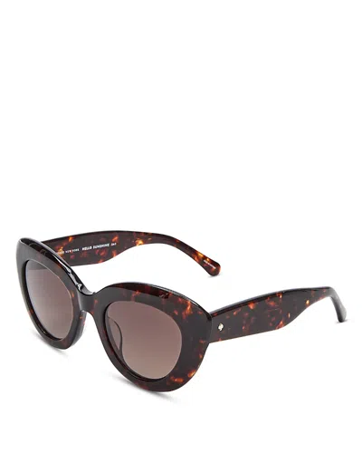 KATE SPADE KATE SPADE NEW YORK CAPRI CAT EYE SUNGLASSES, 50MM