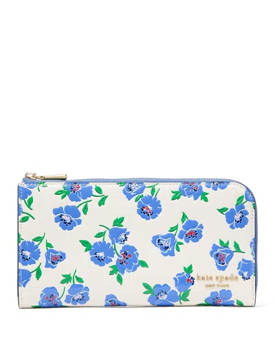 KATE SPADE KATE SPADE NEW YORK DEVIN SPRINGTIME ZIP AROUND CONTINENTAL WALLET