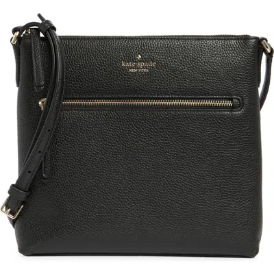 KATE SPADE KATE SPADE NEW YORK JACKSON TOP ZIP LEATHER CROSSBODY BAG