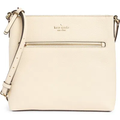 KATE SPADE KATE SPADE NEW YORK JACKSON TOP ZIP LEATHER CROSSBODY BAG