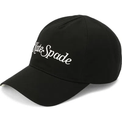 KATE SPADE KATE SPADE NEW YORK MAGAZINE SCRIPT TWILL BASEBALL CAP