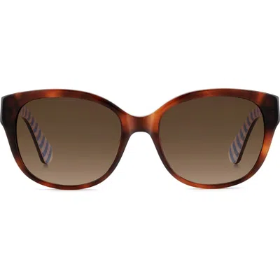 KATE SPADE KATE SPADE NEW YORK NINNA 55MM GRADIENT ROUND SUNGLASSES