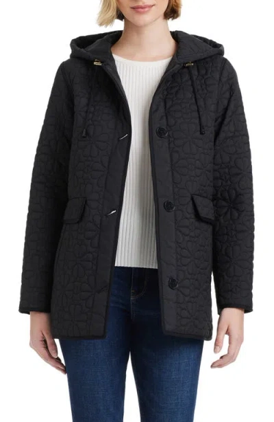 KATE SPADE KATE SPADE NEW YORK SPADE FLORAL QUILTED A-LINE JACKET
