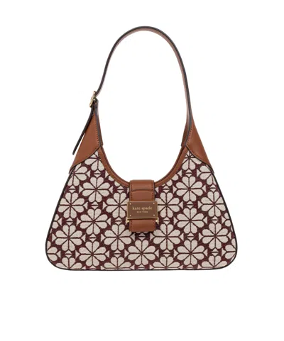 KATE SPADE SMALL NOUVEAU FLORAL-JACQUARD SHOULDER BAG