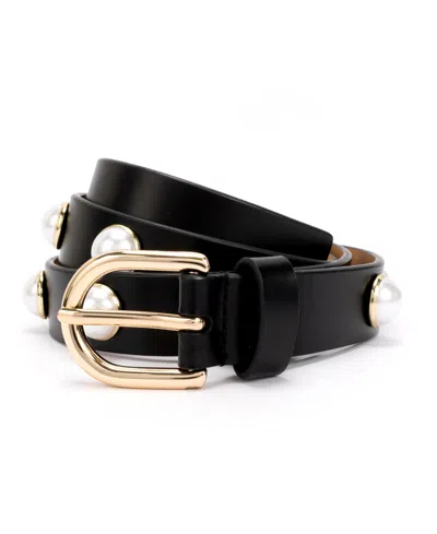 KATE SPADE WOMEN'S 25MM CULTIVATED PEARL EMBELLISHED BELT