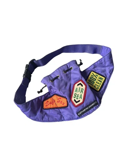 KATHARINE HAMNETT LONDON X VINTAGE 1990 KATHARINE HAMNETT ‘SAFE SEX” SMALL POUCH WAIST BAG