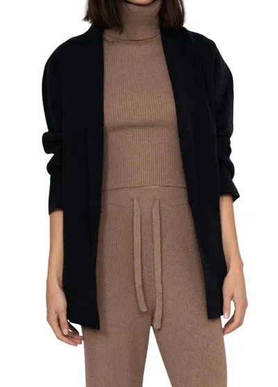 KATHRYN MCCARRON HELENA POWER BLAZER IN BLACK