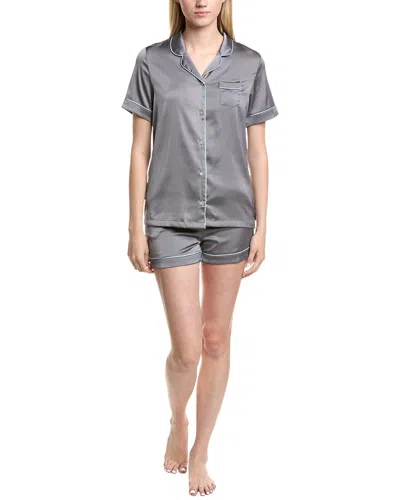 KATIEJNYC 2PC OLIVIA SATIN STRETCH LOUNGE SET