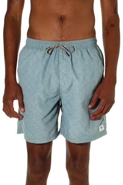 KATIN REVERB VOLLEY TRUNK SHORT IN BLUE SURF