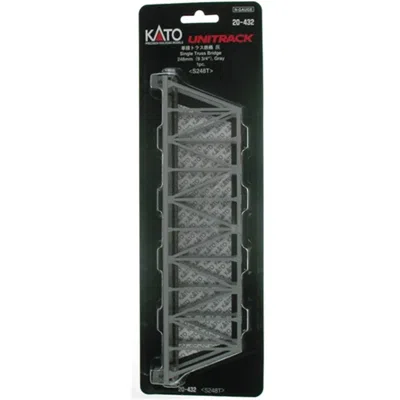 KATO 248 MM UNITRACK TRUSS BRIDGE, GRAY