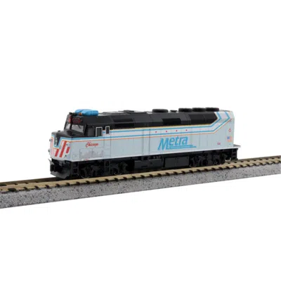 KATO EMD F40PH DC SILENT METRA NO.104 CITY OF CHICAGO MODEL TRAIN - N SCALE