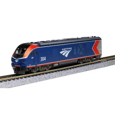 KATO N SCALE AMTRAK ALC-42 NO.304 PHASE VI WITH DIGITRAX DCC BLUE