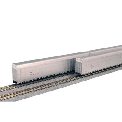 KATO N SCALE AUTORACK CANADIAN PACIFIC CAR MODEL TRAIN - SET OF 4