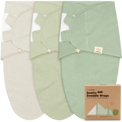 KEABABIES KEABABIES 3-PACK SOOTHE (WREN) SWADDLE WRAPS