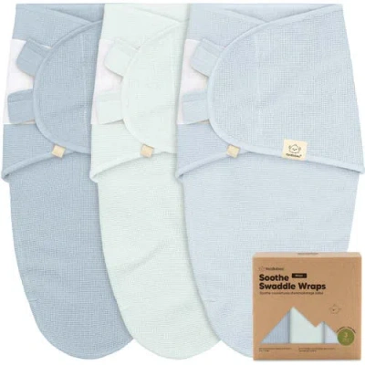 KEABABIES KEABABIES 3-PACK SOOTHE (WREN) SWADDLE WRAPS