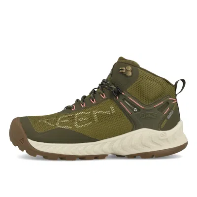KEEN KEEN NXIS EVO MID WP DAMEN OLIVE DRAB BIRCH OUTDOORSCHUHE WANDERSCHUHE TREKKING