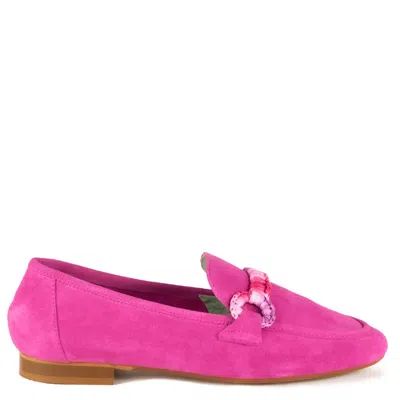 KEITH SCARROTT SHOES WOMEN'S GORO PINK SNAFFLE LOAFER