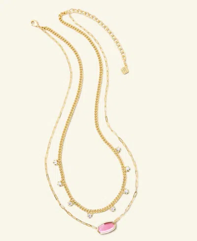 KENDRA SCOTT MACY'S FLOWER SHOW FRAMED ELISA MULTI STRAND NECKLACE, EXCLUSIVELY AT MACY'S