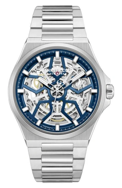 KENNETH COLE NEW YORK KENNETH COLE NEW YORK AUTOMATIC BRACELET WATCH, 43.5MM