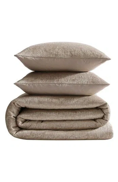 KENNETH COLE NEW YORK KENNETH COLE NEW YORK BANKS METALLIC VELVET COMFORTER SET