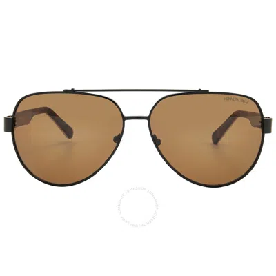 KENNETH COLE NEW YORK KENNETH COLE NEW YORK BROWN NAVIGATOR MEN'S SUNGLASSES KC00034 01E 60