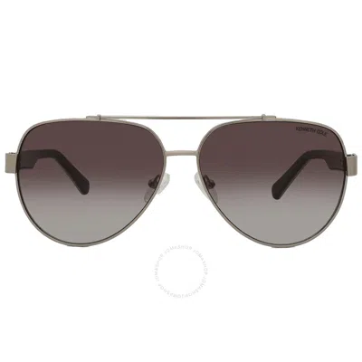 KENNETH COLE NEW YORK KENNETH COLE NEW YORK GREEN GRADIENT NAVIGATOR MEN'S SUNGLASSES KC00034 08P 60