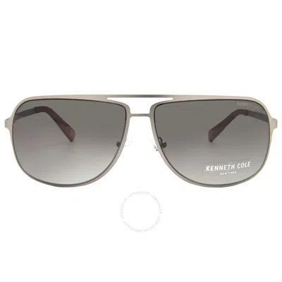 KENNETH COLE NEW YORK KENNETH COLE NEW YORK GREEN GRADIENT PILOT MEN'S SUNGLASSES KC00022 11P 64