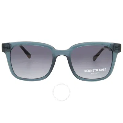 KENNETH COLE NEW YORK KENNETH COLE NEW YORK SMOKE GRADIENT SQUARE MEN'S SUNGLASSES KC00039 90B 51